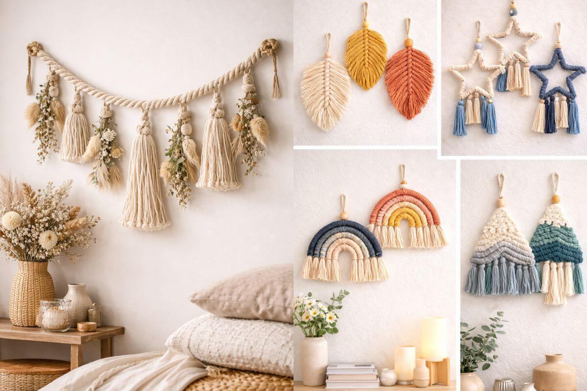 Idées de macramé de mur moderne pour décorer votre maison Idées de macramé de mur moderne pour décorer votre maison macrame de mur moderne