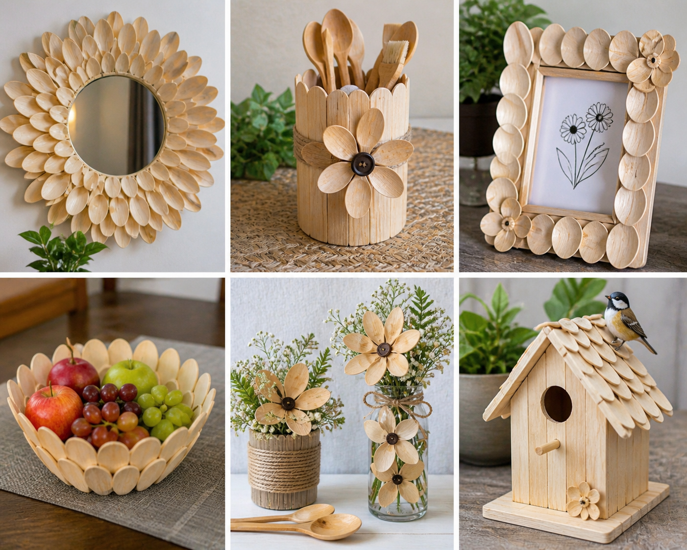 Magnifiques projets réalisés avec des cuillères en bois Magnifiques projets réalisés avec des cuillères en bois magnifiques projets realises avec des cuilleres en bois 6