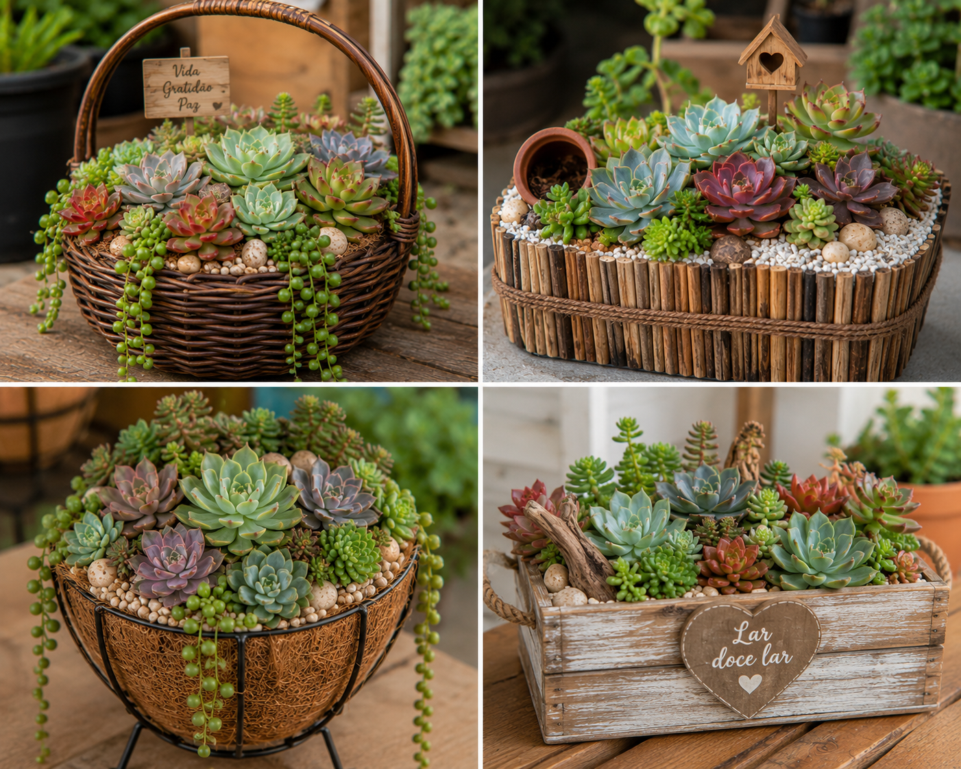 Plantes succulentes en paniers : idées déco faciles et tendance Plantes succulentes en paniers : idées déco faciles et tendance plantes succulentes en paniers 2