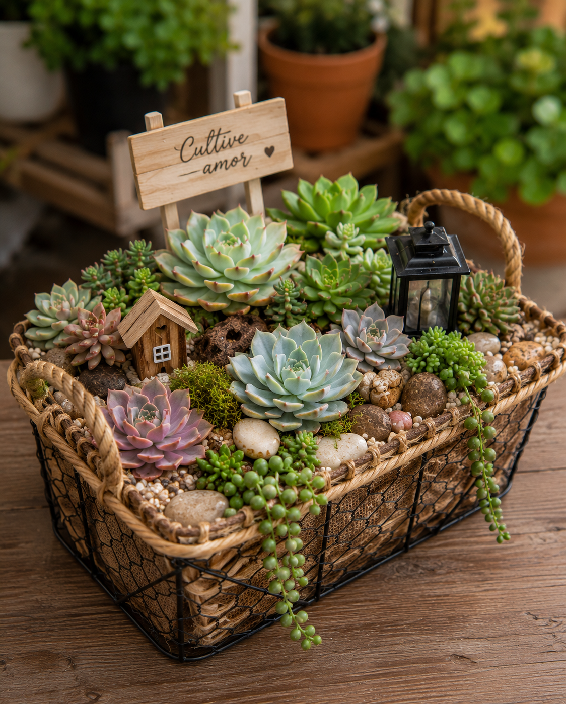 Plantes succulentes en paniers : idées déco faciles et tendance Plantes succulentes en paniers : idées déco faciles et tendance plantes succulentes en paniers 4