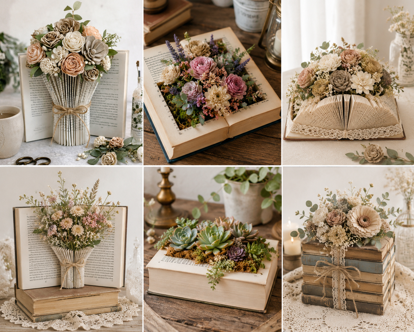 Transformez vos livres en compositions florales : idées poétiques pour une décoration unique Transformez vos livres en compositions florales : idées poétiques pour une décoration unique transformez vos livres en compositions florales 3