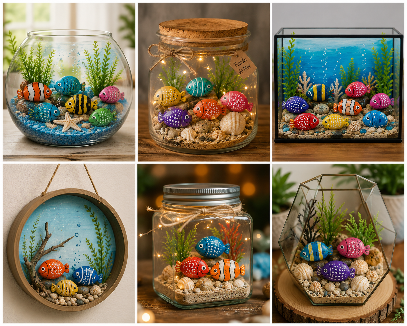 Aquarium avec poissons en pierre : idées créatives pour une décoration marine originale Aquarium avec poissons en pierre : idées créatives pour une décoration marine originale aquarium avec poissons en pierre 6 Copia