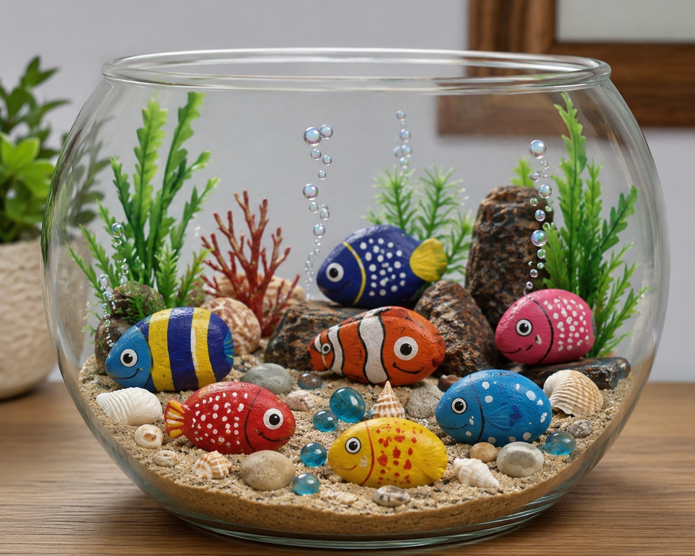 Aquarium avec poissons en pierre : idées créatives pour une décoration marine originale Aquarium avec poissons en pierre : idées créatives pour une décoration marine originale aquarium avec poissons en pierre Copia