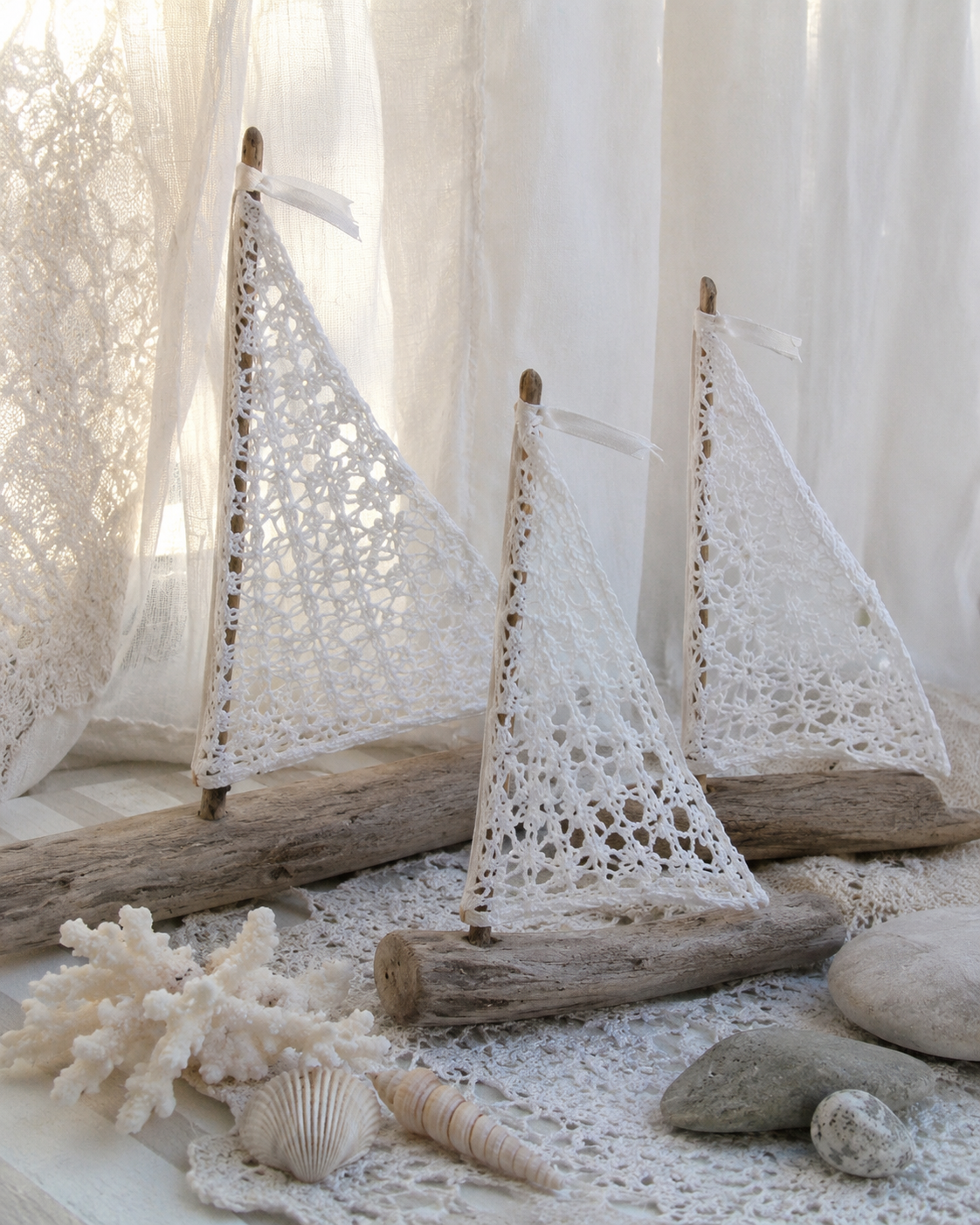 Bateaux décoratifs en tissu et en tronc d’arbre : idées artisanales Bateaux décoratifs en tissu et en tronc d’arbre : idées artisanales bateaux decoratifs en tissu et en tronc arbre 1