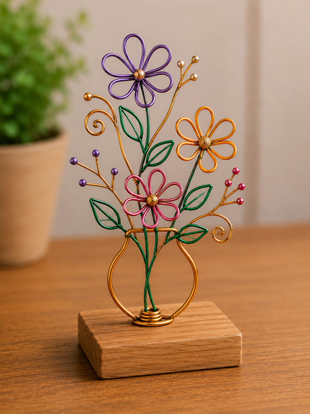 Créations avec du fil de fer coloré pour déco unique Créations avec du fil de fer coloré pour déco unique creations avec du fil de fer colore 4