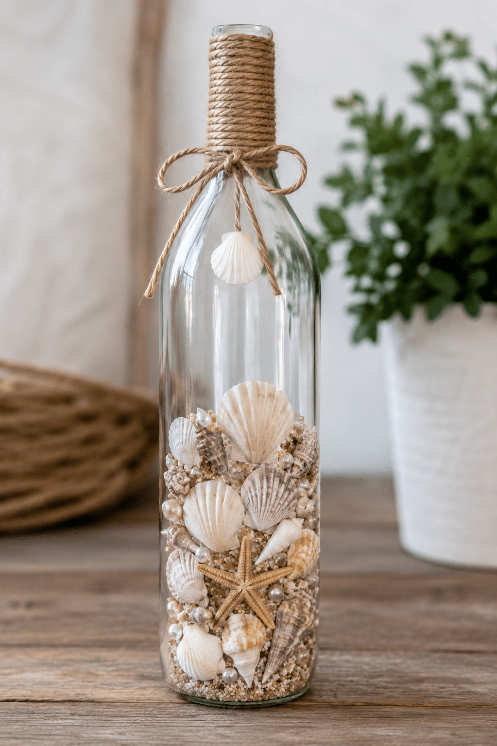 Découvrez les bouteilles en verre ornées de coquillages bouteilles en verre ornees de coquillages 5