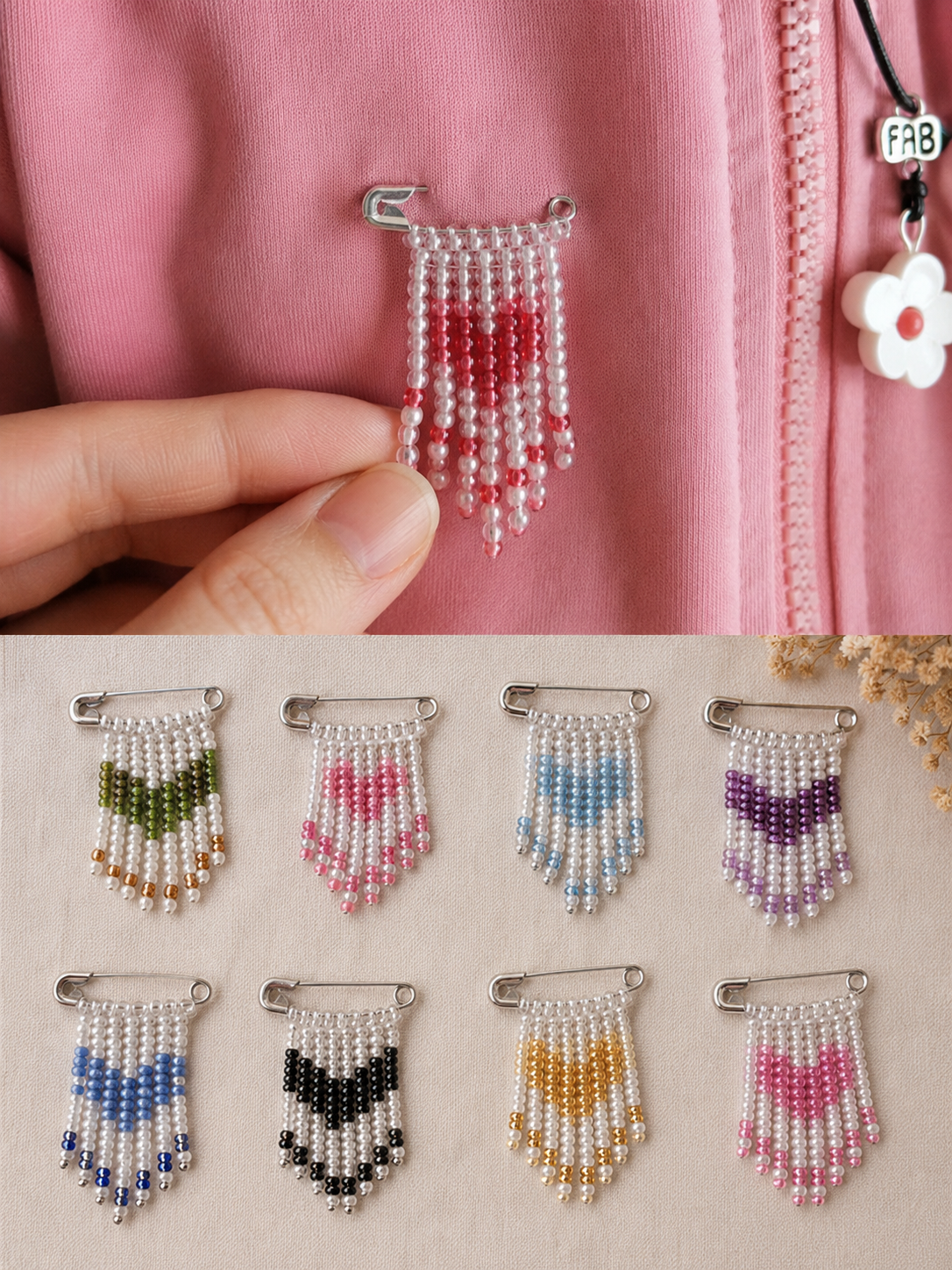 Broches mignonnes réalisées avec des épingles de sûreté : idées DIY faciles et créatives Broches mignonnes réalisées avec des épingles de sûreté : idées DIY faciles et créatives broches mignonnes realisees avec des epingles de surete 2