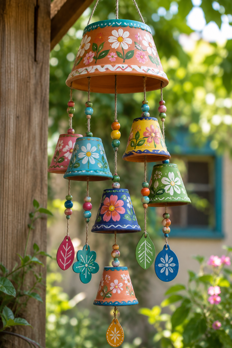 Carillon éolien pour pot de fleurs : déco et ambiance Carillon éolien pour pot de fleurs : déco et ambiance carillon eolien pour pot de fleurs 1