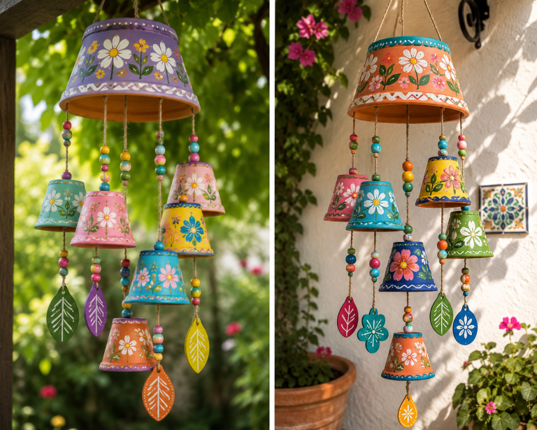 Carillon éolien pour pot de fleurs : déco et ambiance Carillon éolien pour pot de fleurs : déco et ambiance carillon eolien pour pot de fleurs 2