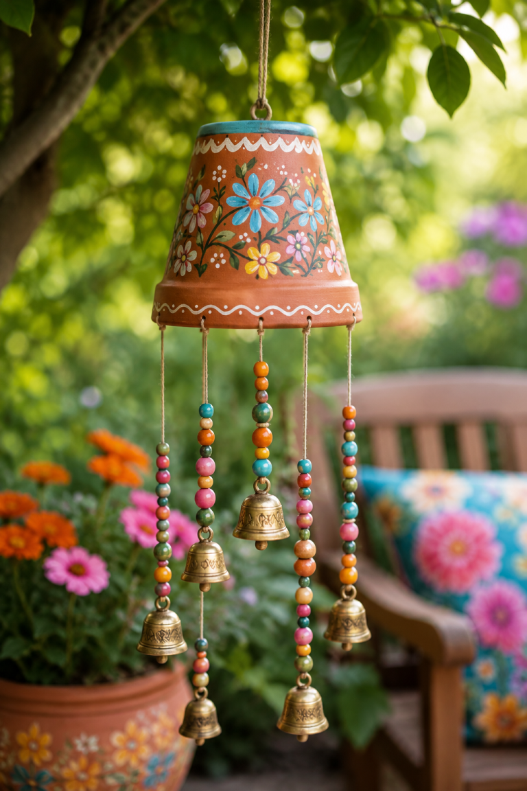 Carillon éolien pour pot de fleurs : déco et ambiance Carillon éolien pour pot de fleurs : déco et ambiance carillon eolien pour pot de fleurs 4