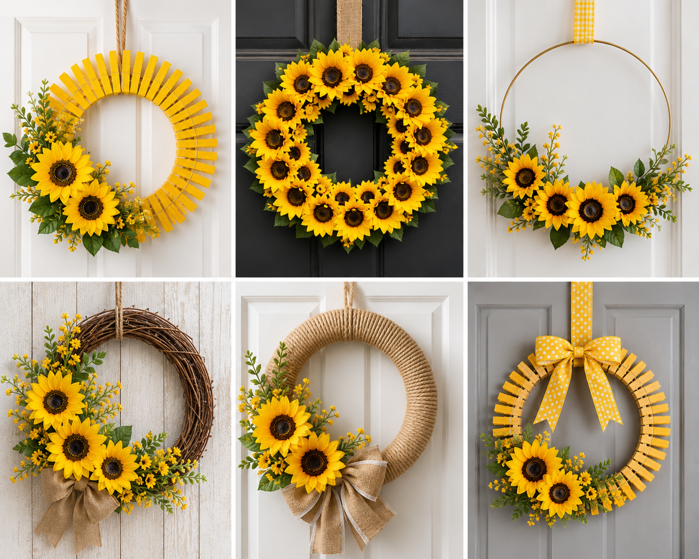 Comment faire une belle couronne de tournesol en pinces à linge Comment faire une belle couronne de tournesol en pinces à linge comment faire une belle couronne de tournesol en pinces a linge 8