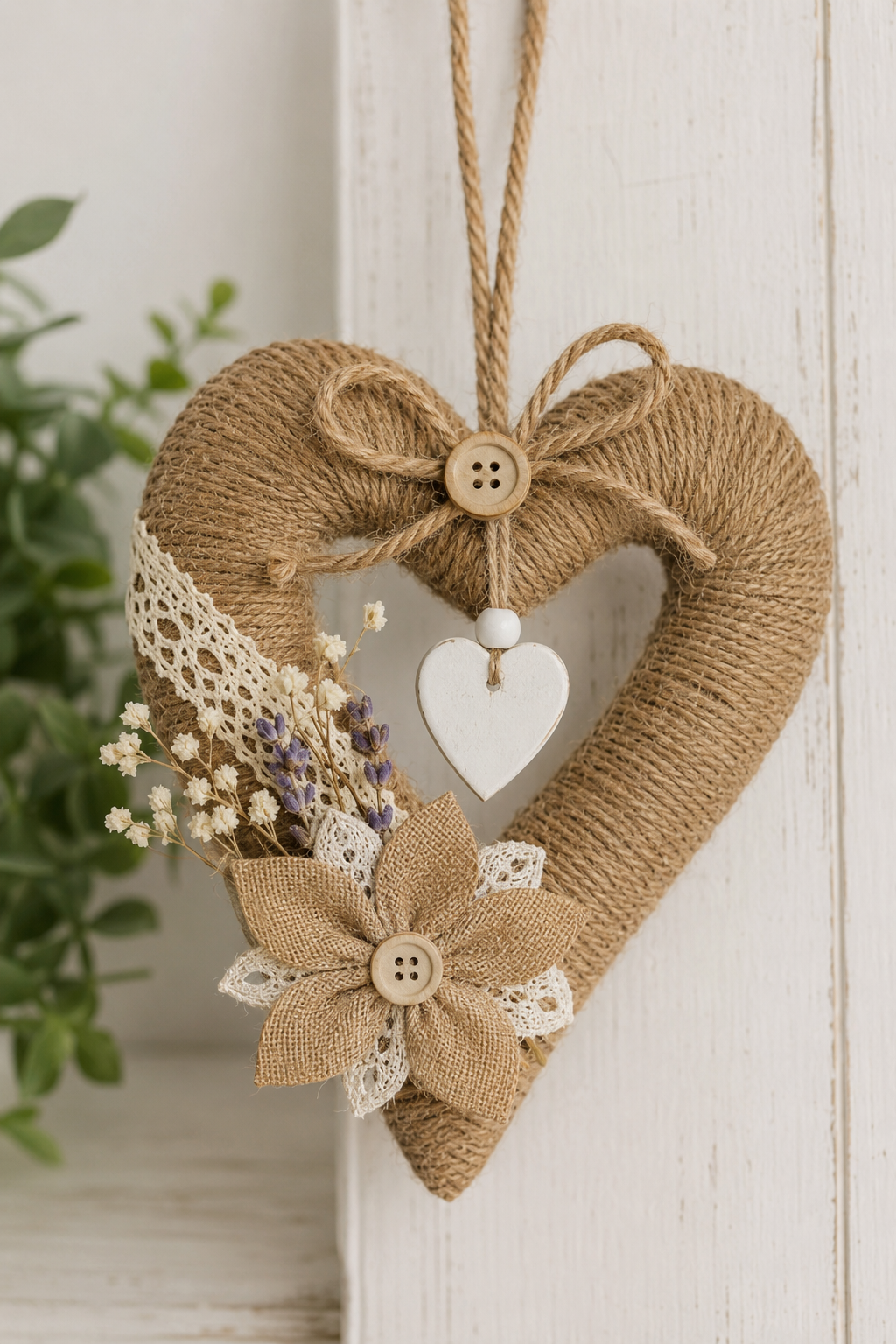 Idées Cœurs en jute pour une ambiance naturelle et cosy Idées Cœurs en jute pour une ambiance naturelle et cosy idees coeurs en jute 4