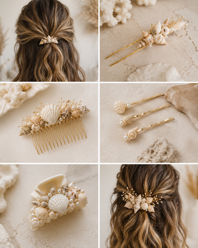 Accessoires pour cheveux fabriqués avec des coquillages : Idées élégantes et faciles Accessoires pour cheveux fabriqués avec des coquillages : Idées élégantes et faciles accessoires pour cheveux fabriques avec des coquillages 7