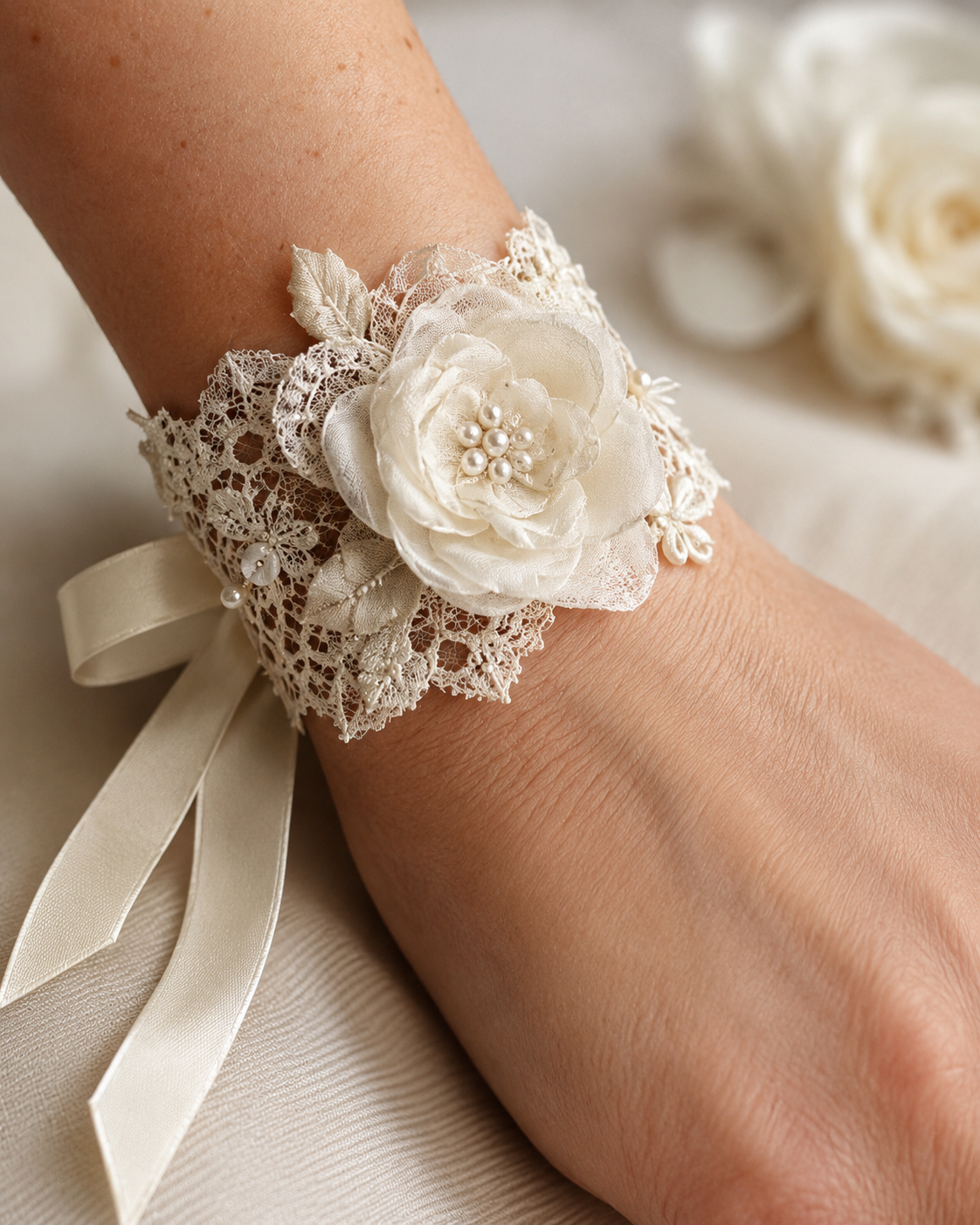 Bracelets vintage romantiques en tissu et dentelle : idées, styles et tutoriel Bracelets vintage romantiques en tissu et dentelle : idées, styles et tutoriel bracelets vintage romantiques en tissu et dentelle 3