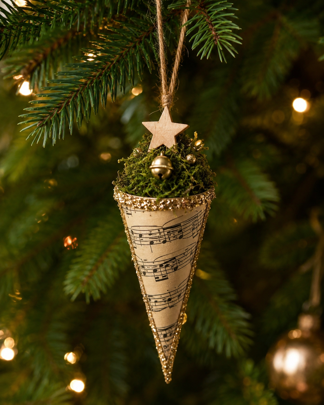 Petits cônes de Noël à suspendre au sapin idées déco Petits cônes de Noël à suspendre au sapin idées déco petits cones de noel a suspendre au sapin 1