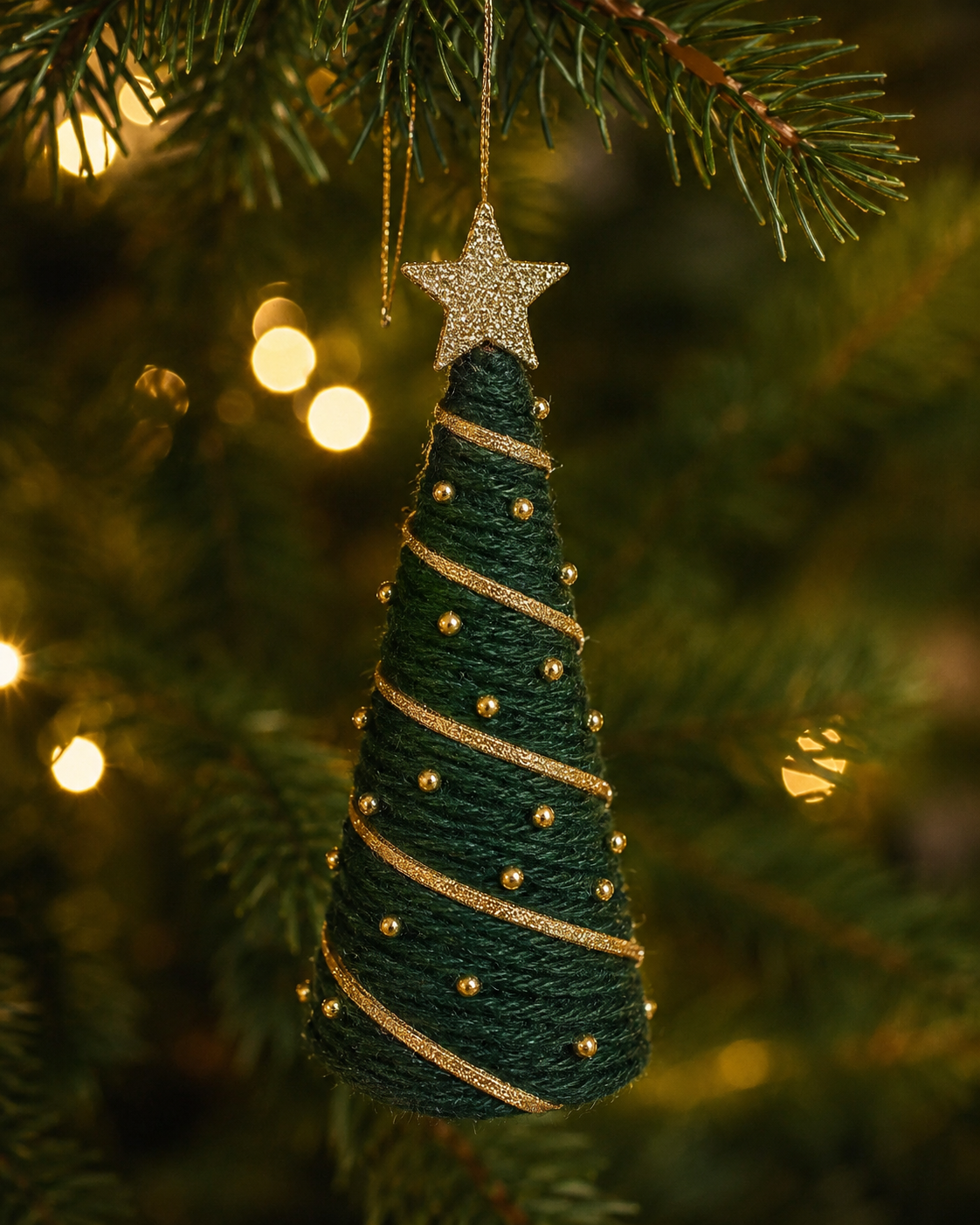 Petits cônes de Noël à suspendre au sapin idées déco Petits cônes de Noël à suspendre au sapin idées déco petits cones de noel a suspendre au sapin 3