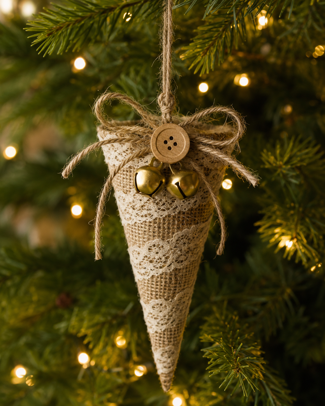 Petits cônes de Noël à suspendre au sapin idées déco Petits cônes de Noël à suspendre au sapin idées déco petits cones de noel a suspendre au sapin