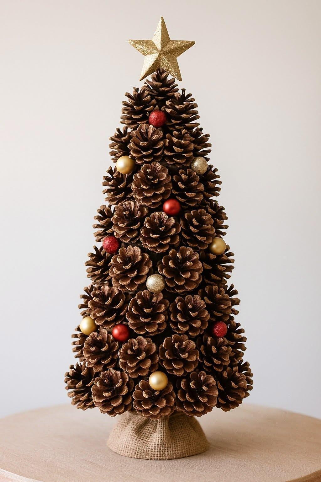 Adorables mini-sapins réalisés avec des pommes de pin Adorables mini-sapins réalisés avec des pommes de pin adorables mini sapins realises avec des pommes de pin 2