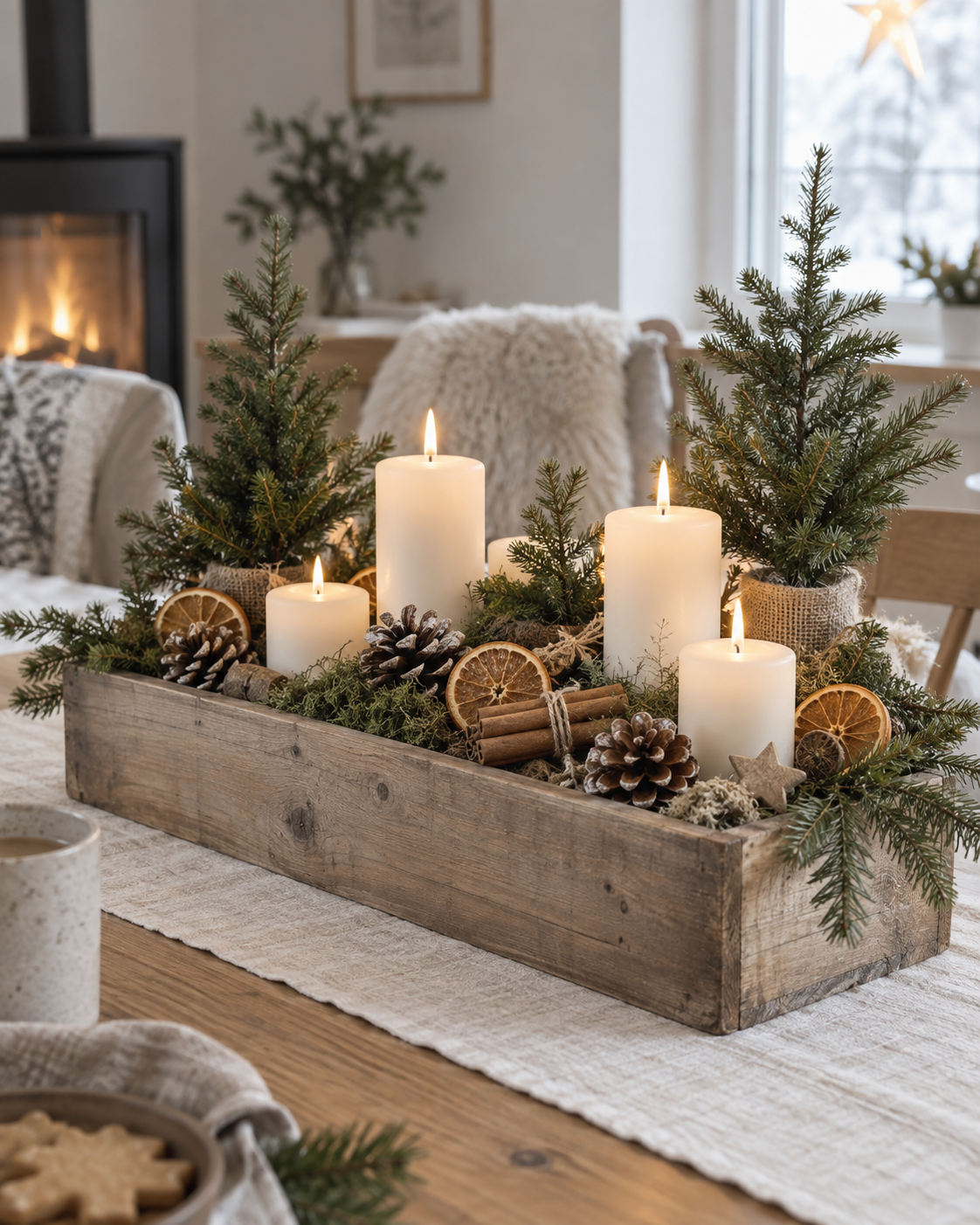Créez un centre de table de Noël avec boîtes en bois Créez un centre de table de Noël avec boîtes en bois centre de table de noel avec boites en bois 1