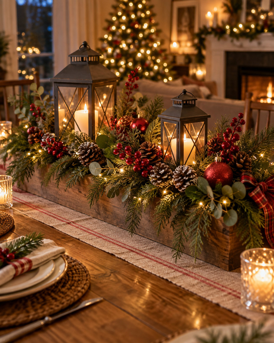 Créez un centre de table de Noël avec boîtes en bois Créez un centre de table de Noël avec boîtes en bois centre de table de noel avec boites en bois 5