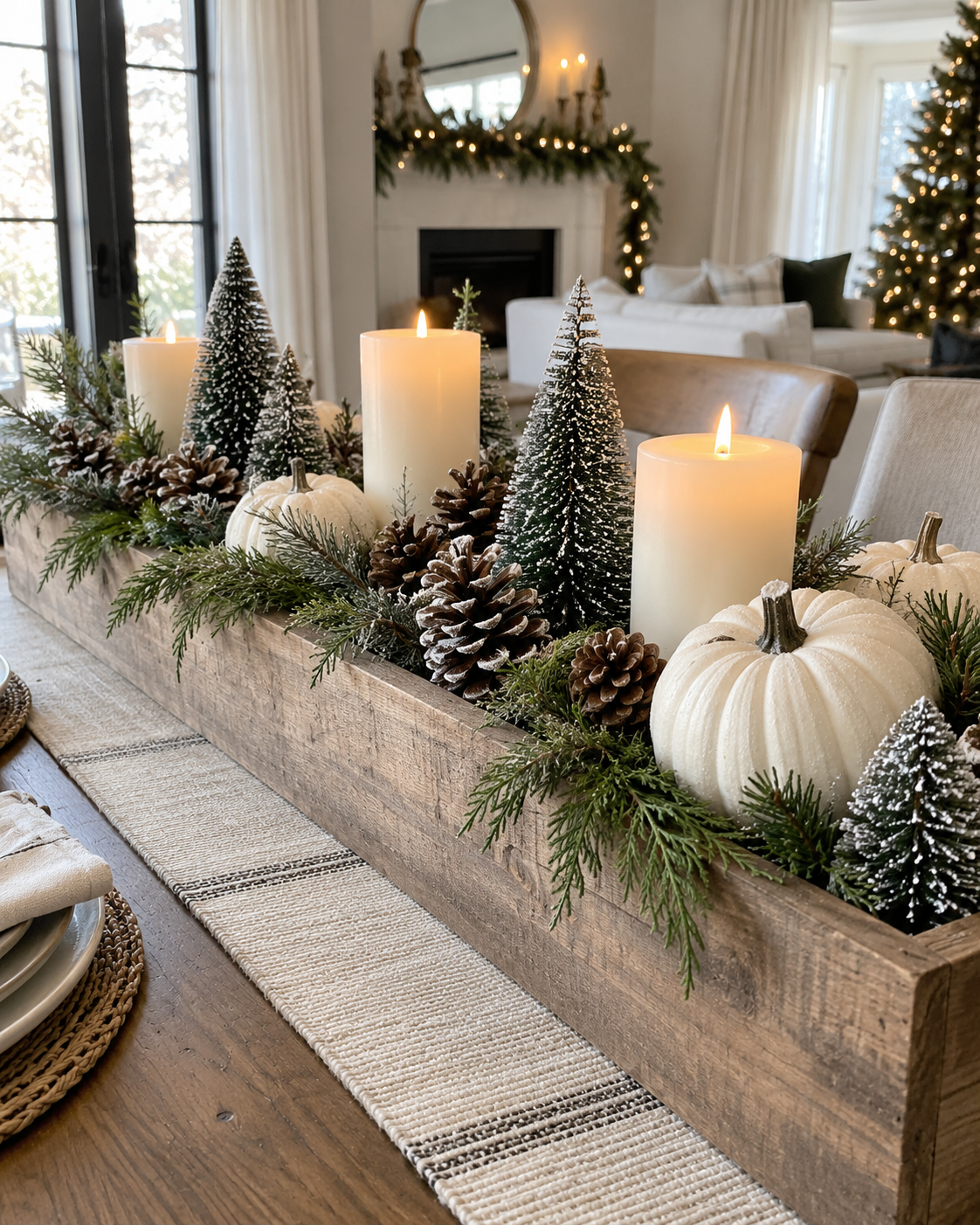 Créez un centre de table de Noël avec boîtes en bois Créez un centre de table de Noël avec boîtes en bois centre de table de noel avec boites en bois 6