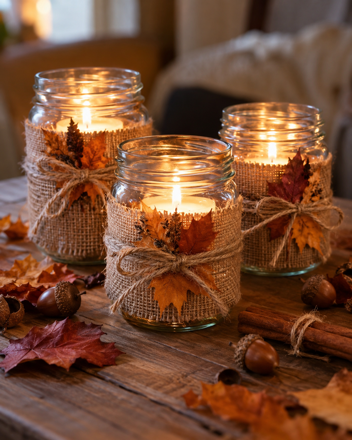 Décorations avec des bougies pour l'automne : Idées pour une maison cosy Décorations avec des bougies pour l'automne : Idées pour une maison cosy decorations avec des bougies pour automne 3