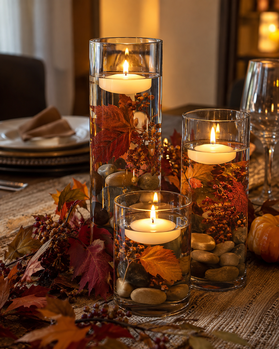 Décorations avec des bougies pour l'automne : Idées pour une maison cosy Décorations avec des bougies pour l'automne : Idées pour une maison cosy decorations avec des bougies pour automne 6
