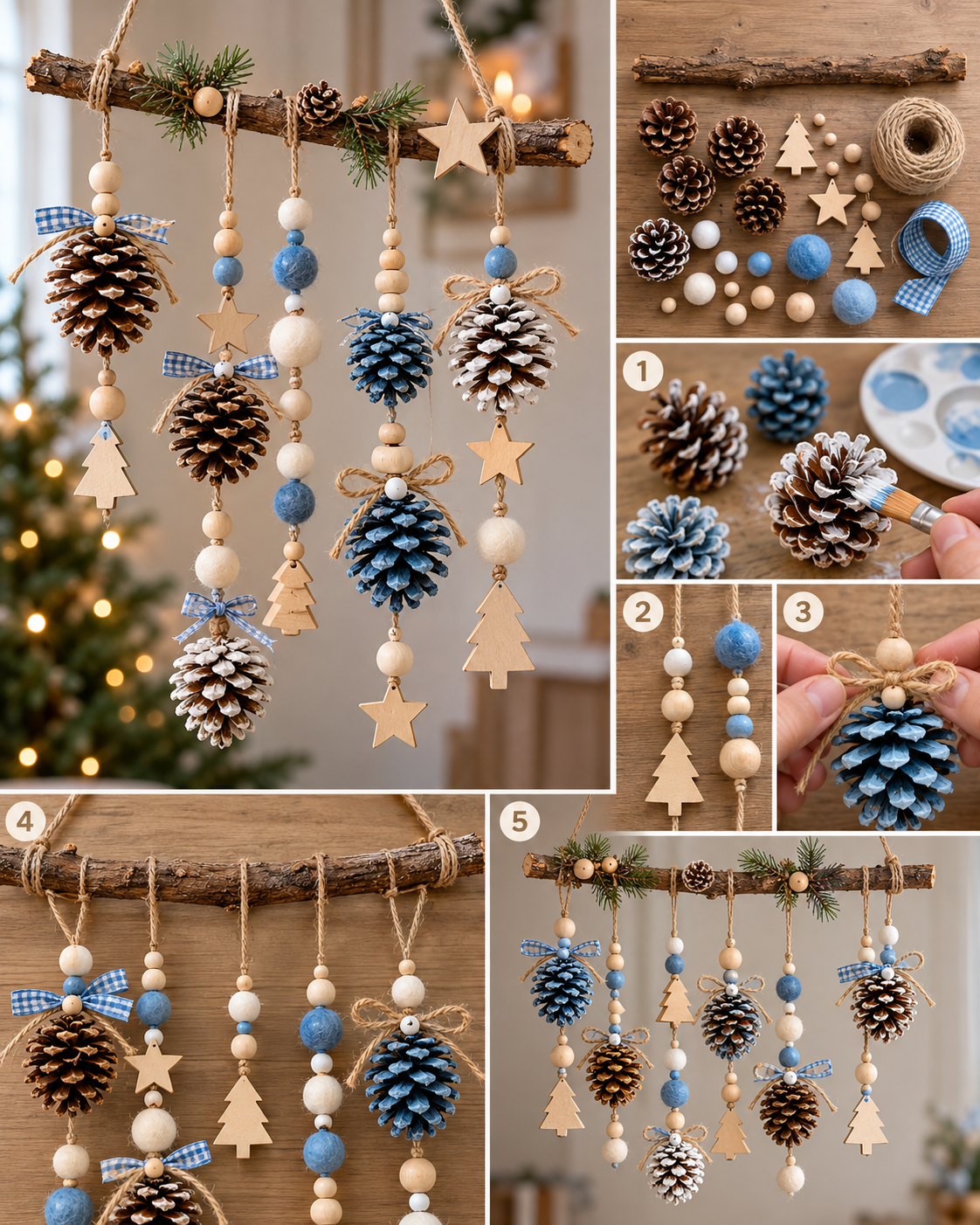 Décorations de Noël avec des pommes de pin : Idées naturelles et faciles à réaliser Décorations de Noël avec des pommes de pin : Idées naturelles et faciles à réaliser decorations de noel avec des pommes de pin 3