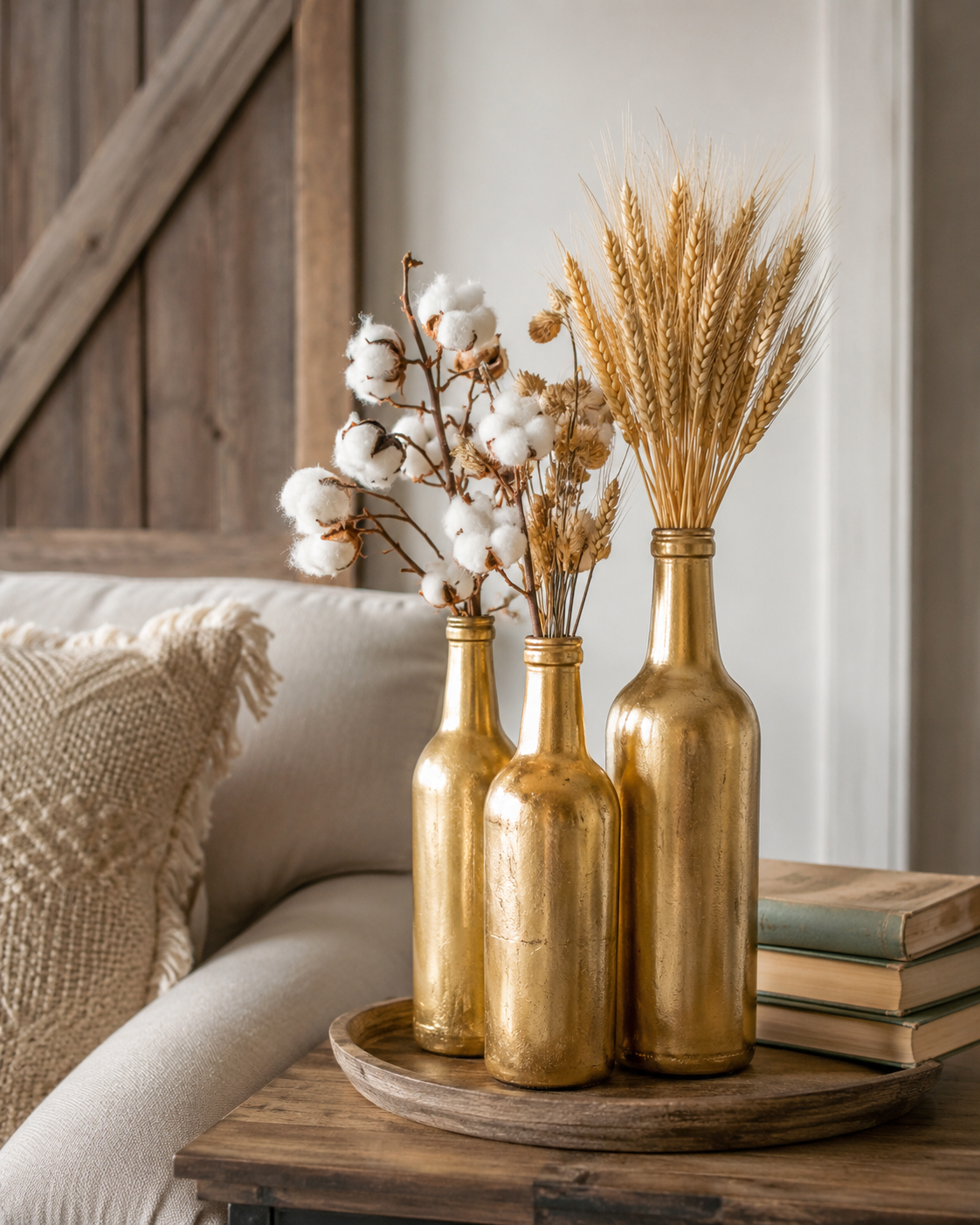 Idées de décoration avec des bouteilles dorées faciles et élégantes Idées de décoration avec des bouteilles dorées faciles et élégantes idees de decoration avec des bouteilles dorees 7