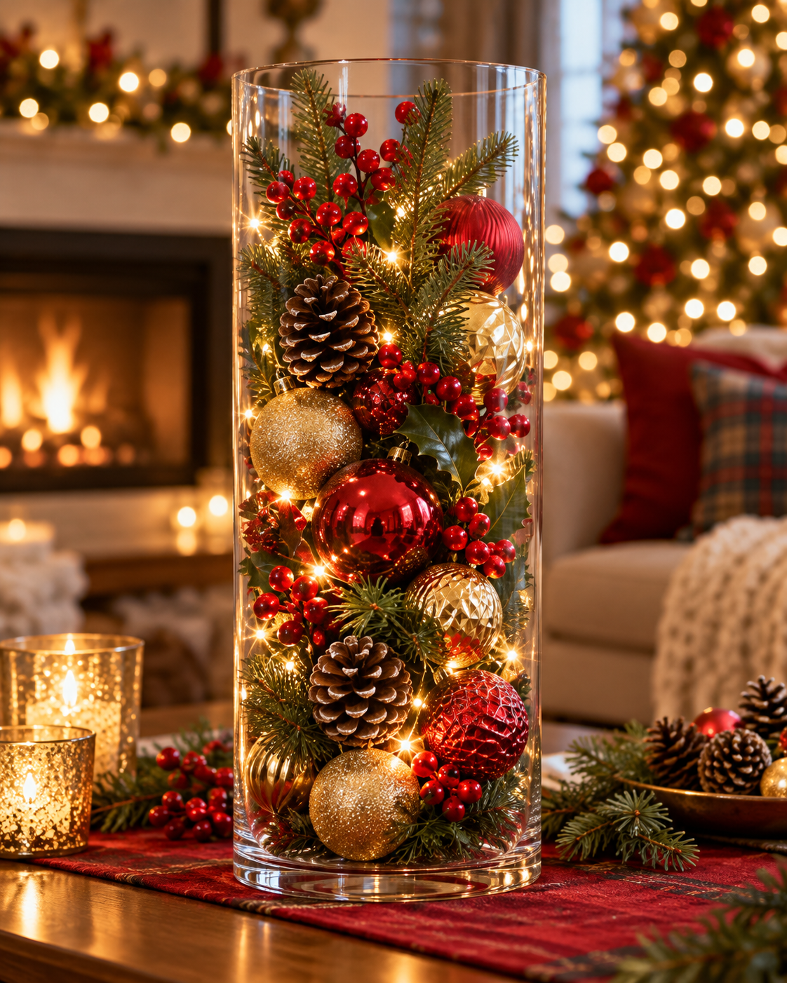 Décorations de Noël spectaculaires dans des récipients en verre Décorations de Noël spectaculaires dans des récipients en verre decorations de noel spectaculaires dans des recipients en verre 1