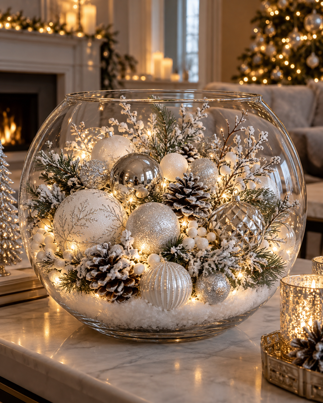 Décorations de Noël spectaculaires dans des récipients en verre Décorations de Noël spectaculaires dans des récipients en verre decorations de noel spectaculaires dans des recipients en verre